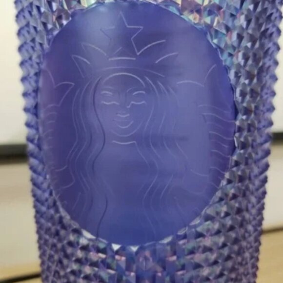 Starbucks Disney 50th Anniv. Studded Tumbler 24oz Venti Iridescent Blue/Purple - Picture 7 of 7